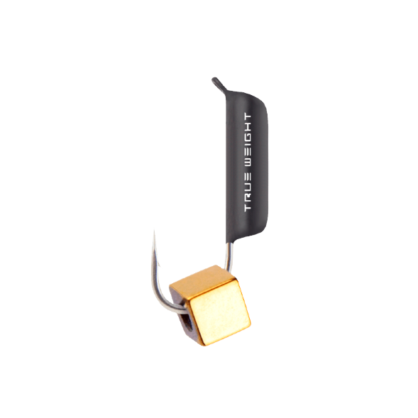 Мормышка вольфрамовая True Weight цена за 1 шт Гвоздекубик гв. d3 кубик золото