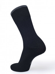 Носки Norveg Dry Feet женские для мембранной об., цвет черный с серой полосой, разм 36-37