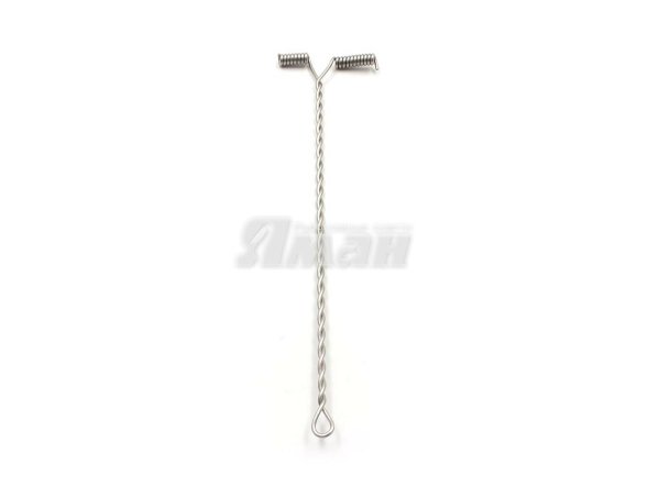 Отвод витой боковой Яман нержавеющая сталь 8 см уп. 5 шт