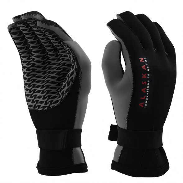 Перчатки ALASKAN неопрен. черно-серые XL