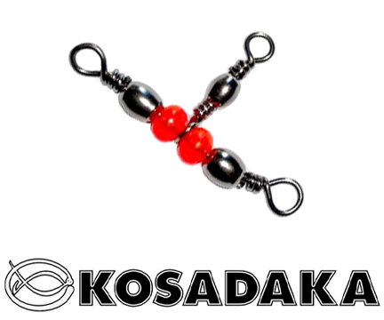Вертлюг KOSADAKA трехстор. T-образный 2120BN №12x14 5шт