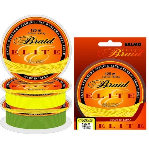 Леска плетеная SALMO Elite Braid 0.28 125м G