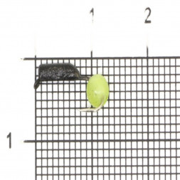 Мормышка вольфрамовая True Weight цена за 1 шт Гвоздешарик гв. d1.5 кош. глаз салатовый