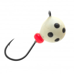 Мормышка вольфрамовая Lumicom Дробинка с ушком Ф4.5 обмазка точки Pt