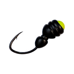 Мормышка ЛЕВША Термит 0.5/4 черно-желт. fluo