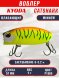 Воблер KYODA CATSHARK MINNOW-57F, длина 57 мм, вес 9  гр, цвет P1899 заглубление 0 - 0,2 м.