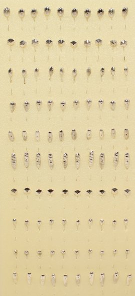 Мормышка паяная Condor РВС ТИП-2SG, серебро, крючок Mustad 100 шт