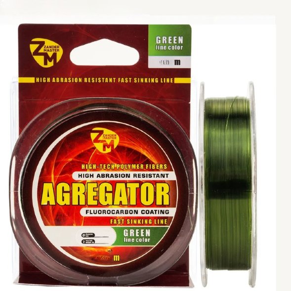 Леска ZanderMaster Agregator 0.370 100м зеленая
